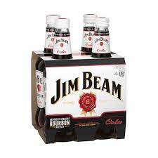 Jim Beam Cola 4.8% 4 Pack 330ml Bottles - Thirsty Liquor Tauranga