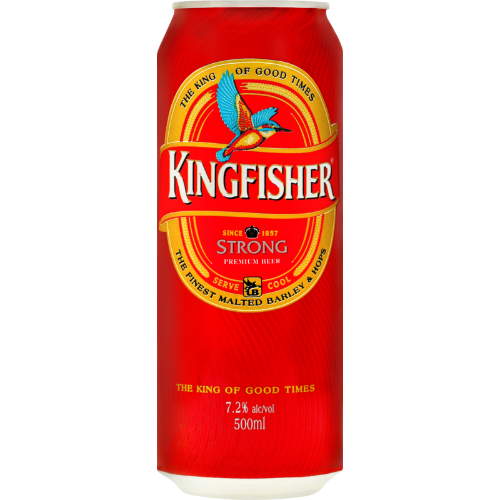 Kingfisher Strong 7.2% 12 Pack 500ml Cans - Thirsty Liquor Tauranga