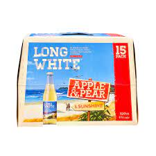 Long White Vodka Apple & Pear 4.8% 15 Pack 320ml Bottles - Thirsty Liquor Tauranga