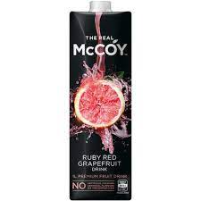 McCoy Red Ruby Grapefruit Tetra 1 Litre - Thirsty Liquor Tauranga