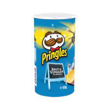 Pringles Salt & Vinegar Potato Chips 53g - Thirsty Liquor Tauranga