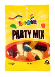 Rainbow Lollies Party Mix 110g - Thirsty Liquor Tauranga
