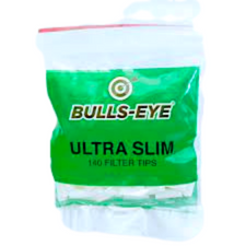 Bulls Eye Green Ultra Slim Filters 140 Pack - Thirsty Liquor Tauranga