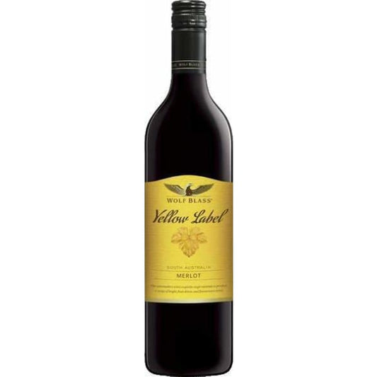 Wolf Blass Yellow Label Merlot 750ml - Thirsty Liquor Tauranga