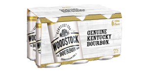 Woodstock Bourbon & Zero Sugar Cola 7% 6 Pack 330ml Cans - Thirsty Liquor Tauranga