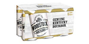 Woodstock Bourbon & Zero Sugar Cola 7% 6 Pack 330ml Cans - Thirsty Liquor Tauranga