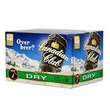 Canadian Club Premium & Dry 7% 12 Pack 250ml Can - Thirsty Liquor Tauranga