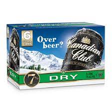 Canadian Club Premium & Dry 7% 6 Pack 330ml Cans - Thirsty Liquor Tauranga