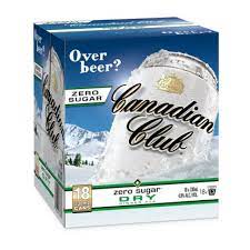 Canadian Club & Dry Zero Sugar 4.8% 18 Pack 330ml Cans - Thirsty Liquor Tauranga