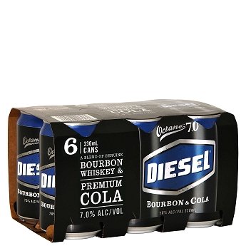 Diesel 7% 6 Pack 330ml Cans - Thirsty Liquor Tauranga
