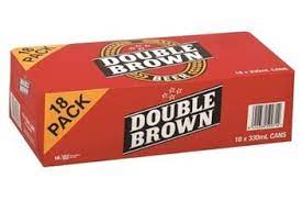 Double Brown 18 Pack 330mL Cans - Thirsty Liquor Tauranga
