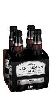 Gentleman Jack 4 Pack 330ml Bottles - Thirsty Liquor Tauranga