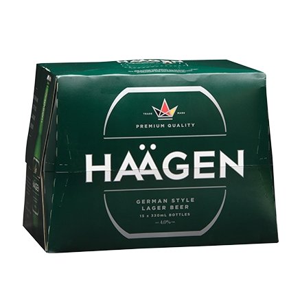 Haagen Lager 15 Pack 330ml Bottle - Thirsty Liquor Tauranga