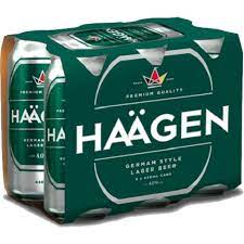 Haagen Lager 6 Pack 440ml Cans - Thirsty Liquor Tauranga