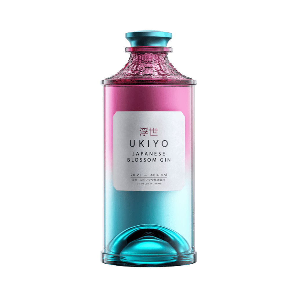 Ukiyo Japanese Blossom Gin 700ml - Thirsty Liquor Tauranga