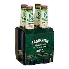 Jameson Smooth Dry & Lime 4 Pack 333ml Bottles - Thirsty Liquor Tauranga