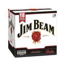 Jim Beam Cola 4.8% 18 Pack 330ml Cans - Thirsty Liquor Tauranga