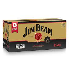 Jim Beam Gold 7% 8 Pack 330ml Cans - Thirsty Liquor Tauranga