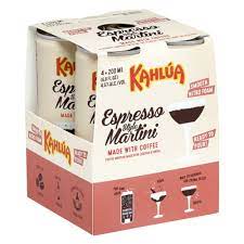Kahlua Espresso 4 Pack 200ml Cans - Thirsty Liquor Tauranga