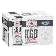 KGB Lemon Ice 7% 12 Pack 250ml Cans - Thirsty Liquor Tauranga