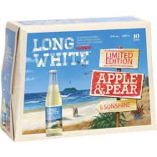 Long White Vodka Apple & Pear 4.8% 10 Pack 320ml Bottles - Thirsty Liquor Tauranga
