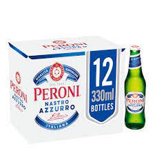 Peroni Nastro Azzurro 5.1% 12 Pack 330ml Bottles - Thirsty Liquor Tauranga