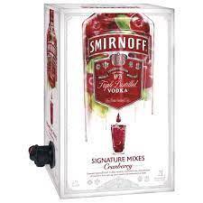 Smirnoff Signature Mixes Cranberry 5.7% 2 Litre Box - Thirsty Liquor Tauranga