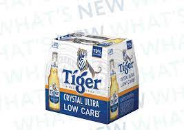 Tiger Crystal Ultra Low Carb 4.2% 12 Pack 330ml Bottles - Thirsty Liquor Tauranga