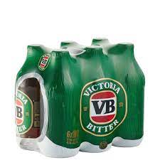 Victoria Bitter 4.9% 6 Pack 375ml Bottles - Thirsty Liquor Tauranga