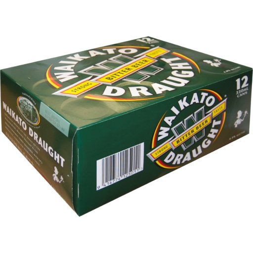 Waikato Draught 12 Pack 330ml Cans - Thirsty Liquor Tauranga
